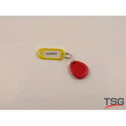Badge RFID rouge CVGA/HERMES