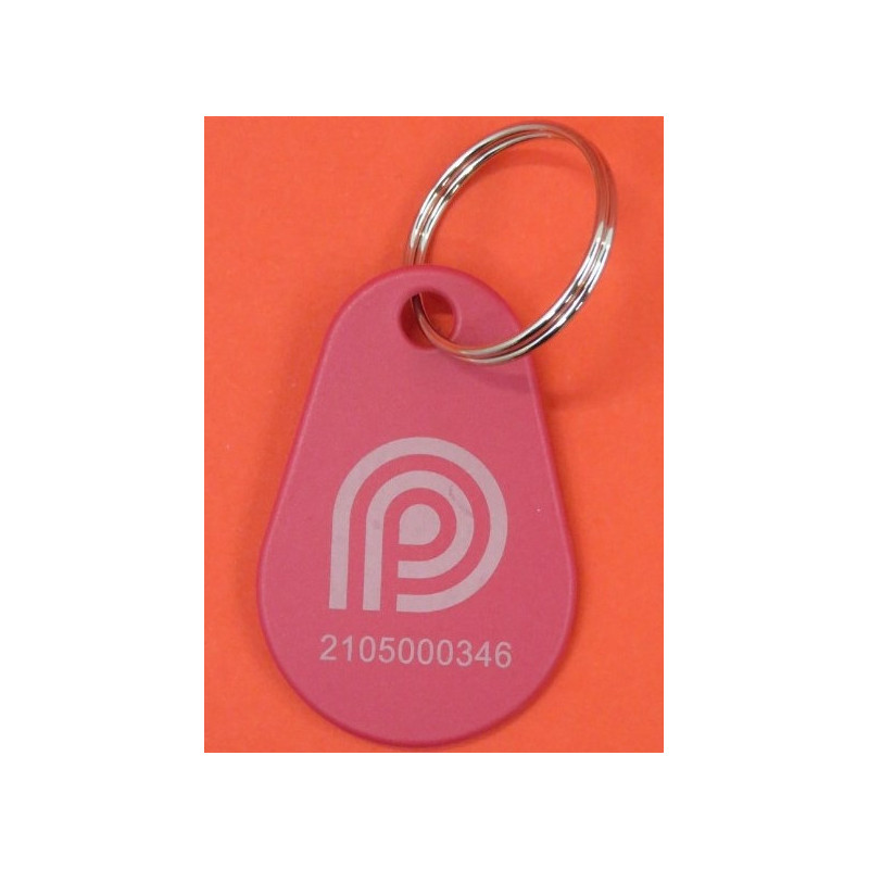 TAG RFID 13,56MHz Desfire sécurisé LogMaster ROUGE