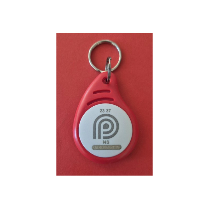 TAG RFID 13,56MHz Desfire non sécurisé LogMaster ROUGE